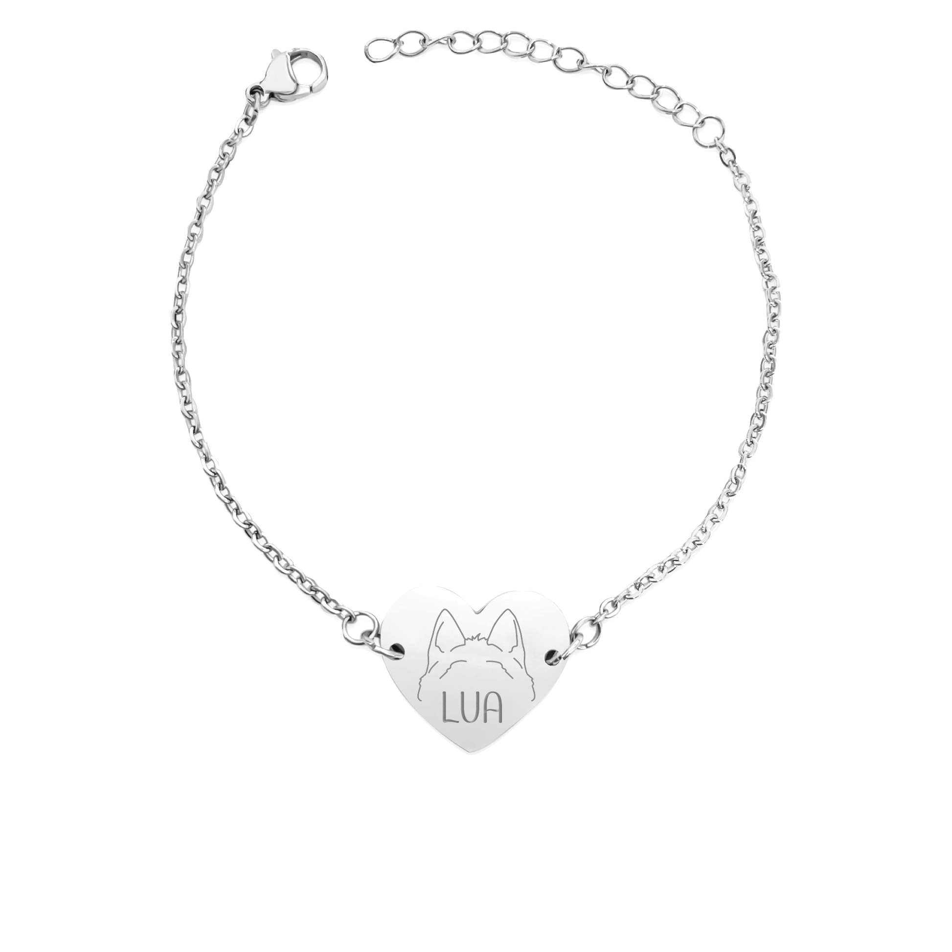 pulsera-corazon-personalizada-mascota-acero