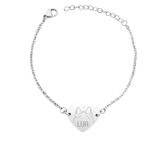 pulsera-corazon-personalizada-mascota-acero