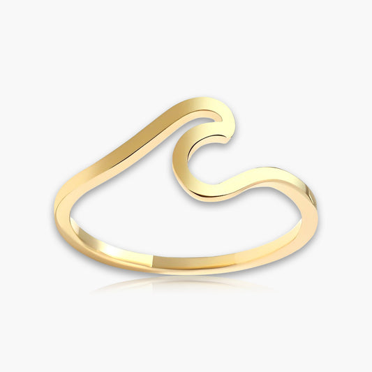 Gold Wave Ring