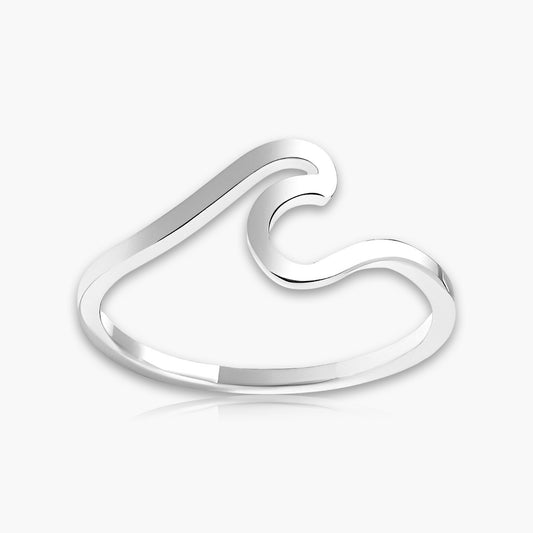 Steel Wave Ring