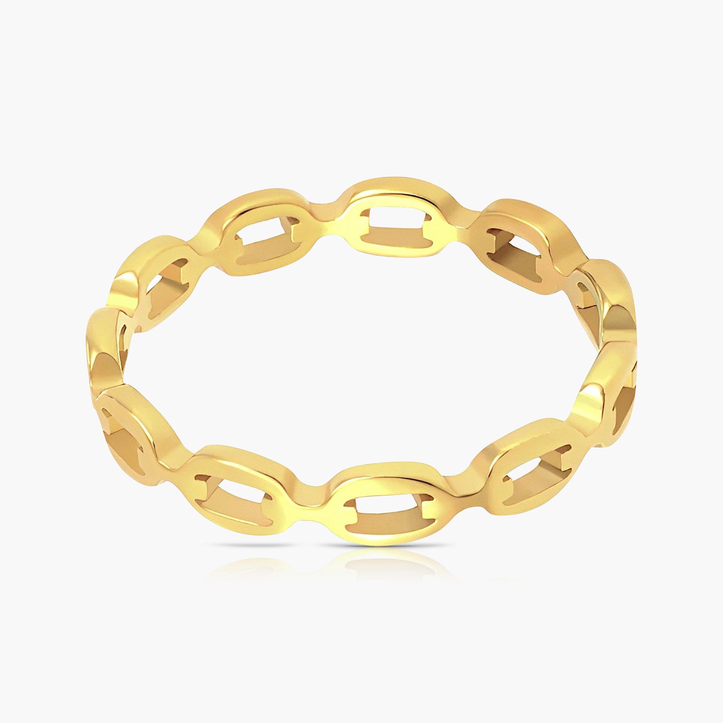 Gold Chain Ring