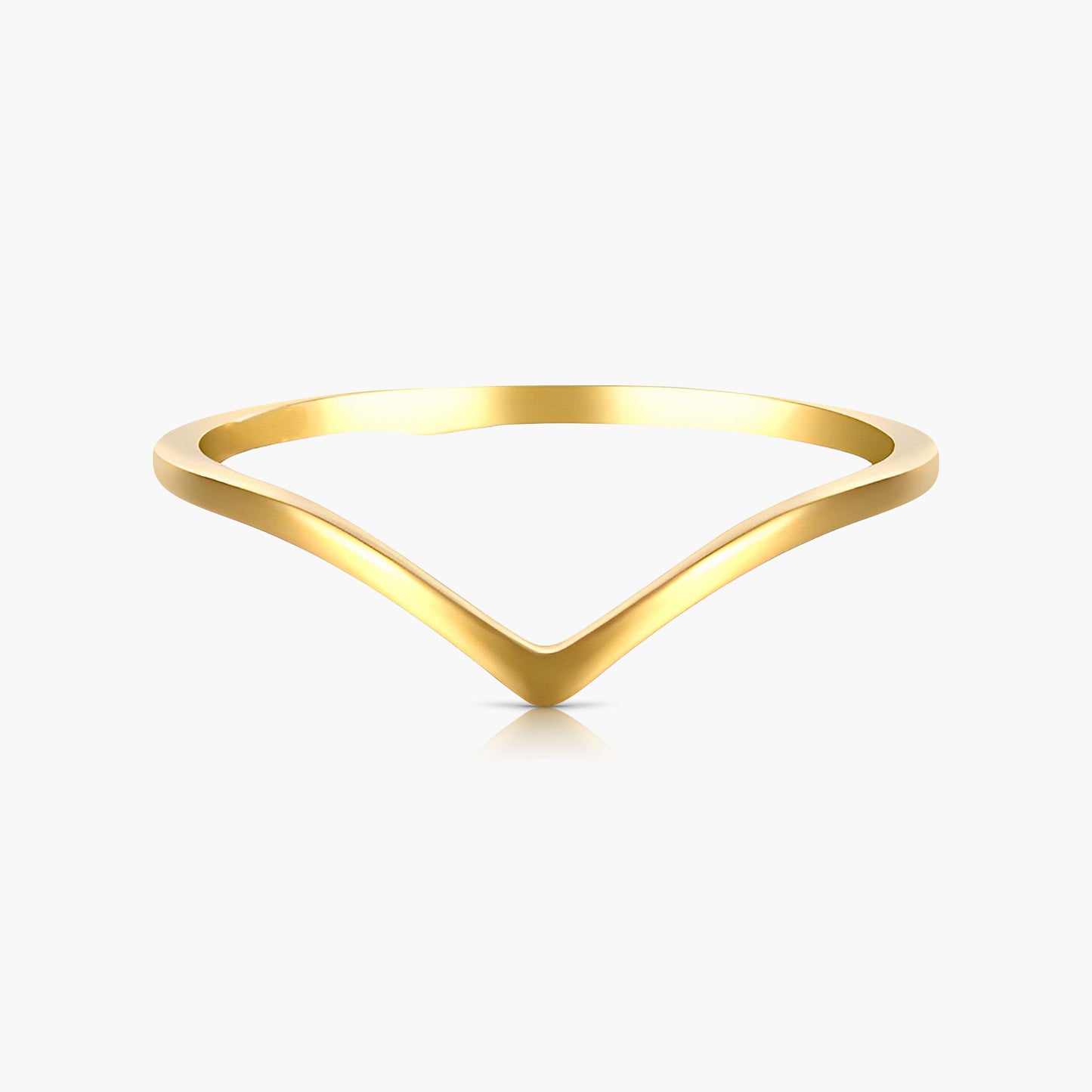 Gold Chevron Ring